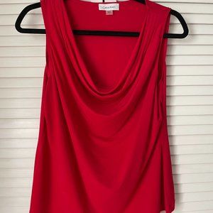 Calvin Klein red blouse size L
